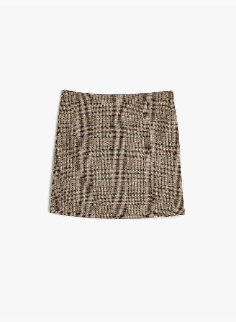Medium Rise Basic Mini Pencil Skirt