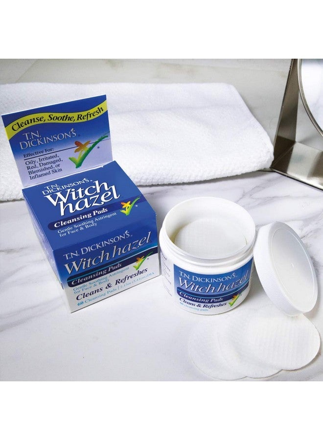 Witch Hazel Cleansing Pads 60 Count