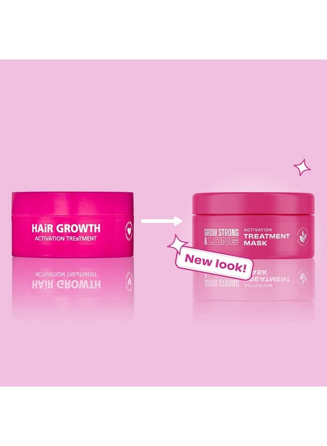 Grow Strong & Long Hair Growth Activation Mask Cream Hair Regrowth Treatment Mask For Women & Men Hair Fall Control Hair Lengthening Thickening Product Vegan Parabens Free