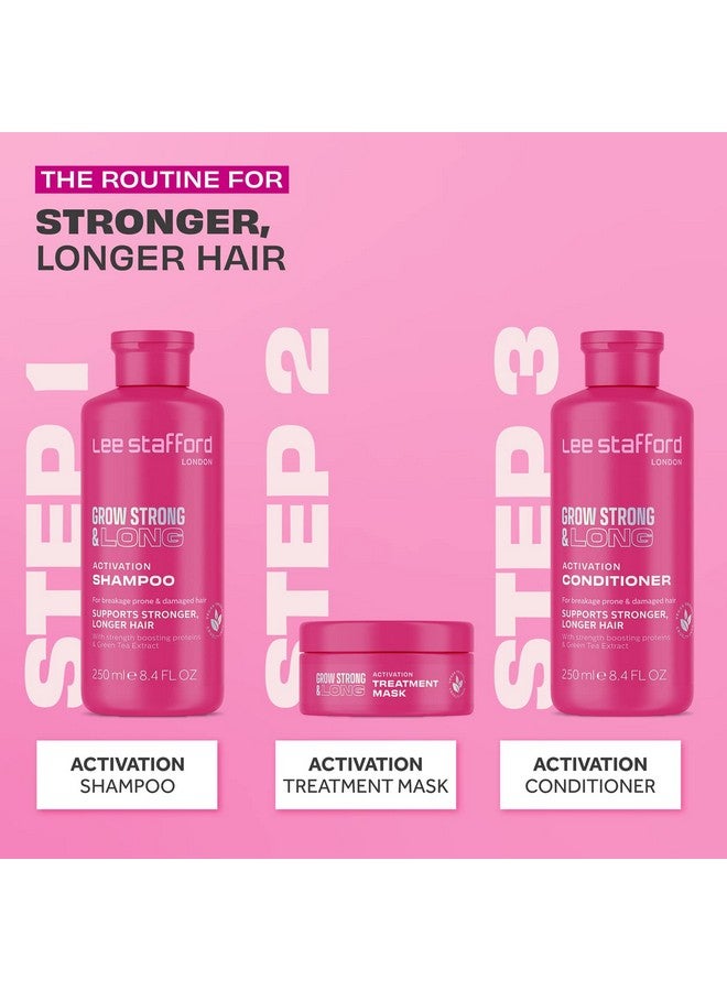 Grow Strong & Long Hair Growth Activation Mask Cream Hair Regrowth Treatment Mask For Women & Men Hair Fall Control Hair Lengthening Thickening Product Vegan Parabens Free