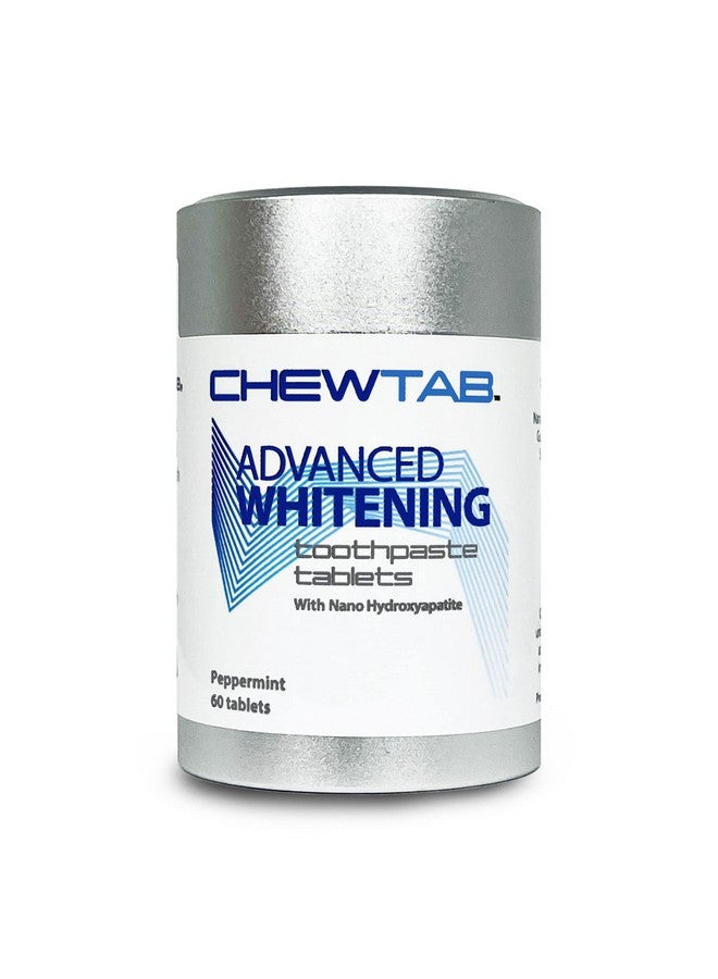 Chewtab Advanced Whitening Toothpaste Tablets With Nano Hydroxyapatite (Peppermint)