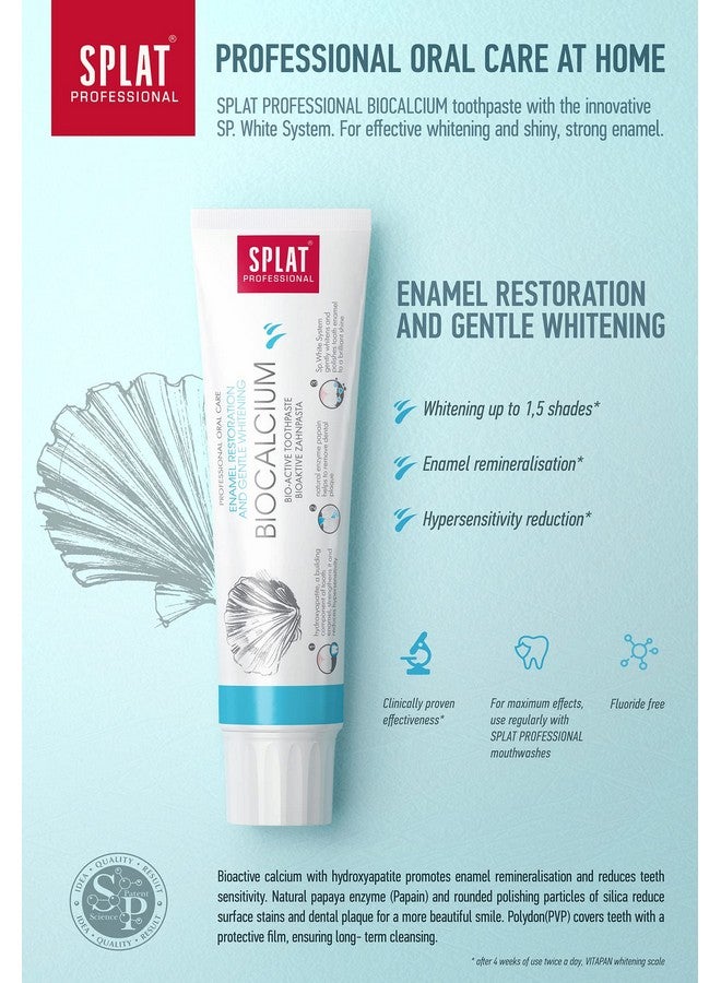 Professional Series Multiple Action Toothpaste With Bioactive Calcium Enamel Restoration Tooth Sensitivity Reduction