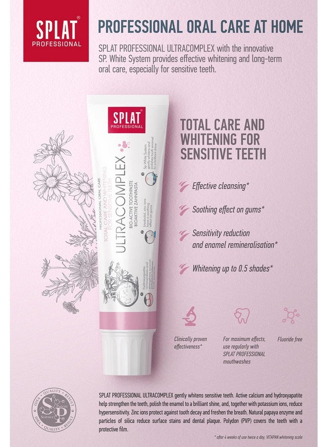 Professional Series Ultracomplex Toothpaste Comprehensive Care And Whitening For Sensitive Teeth