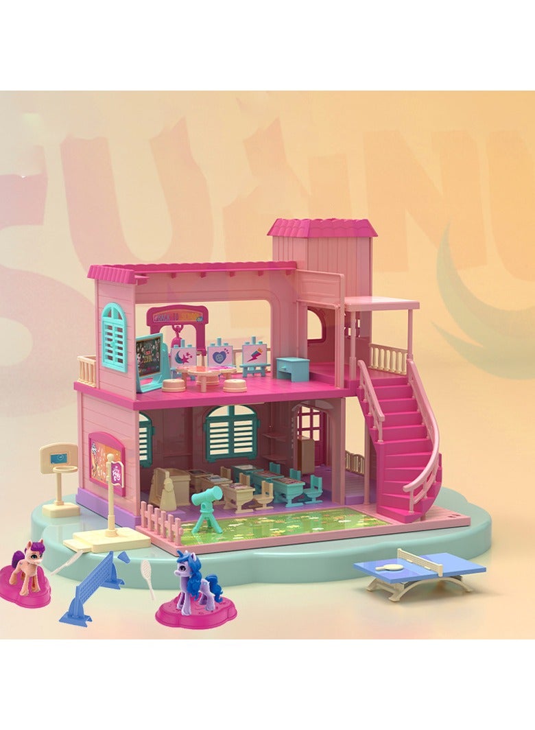 Pony Paulie Children's Play House Fun Puzzle Mini Donut Shop Toys
