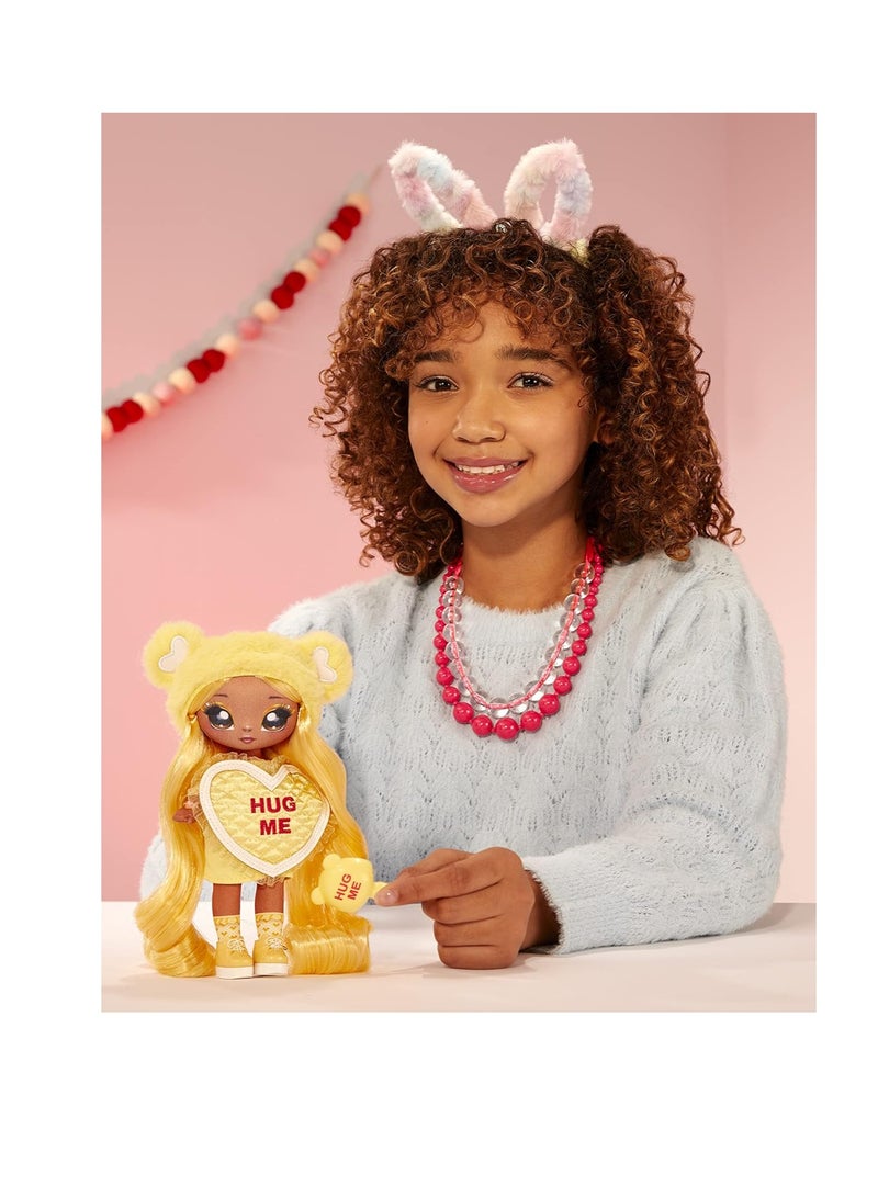 Maria Buttercup - Yellow Teddy Bear-Inspired 7.5