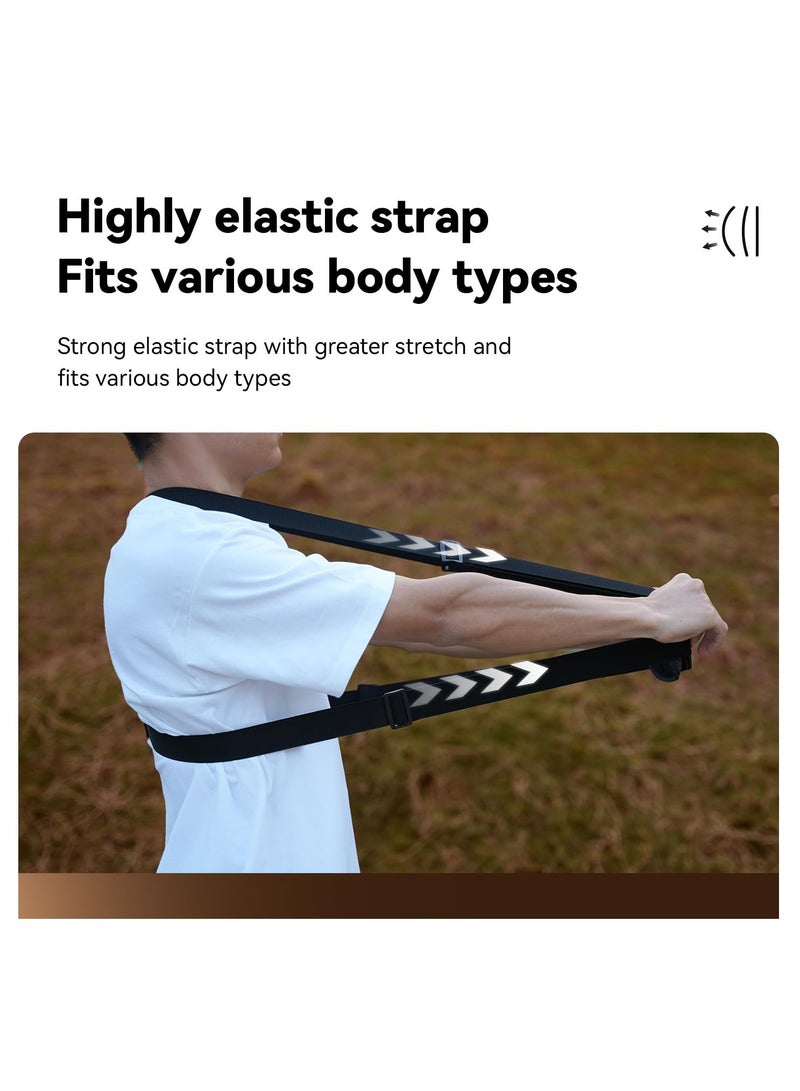 Chest Mount Harness Chest Strap with, Adjustable Chest Strap, Breathable Material, for DJI osmo and More Action Cameras