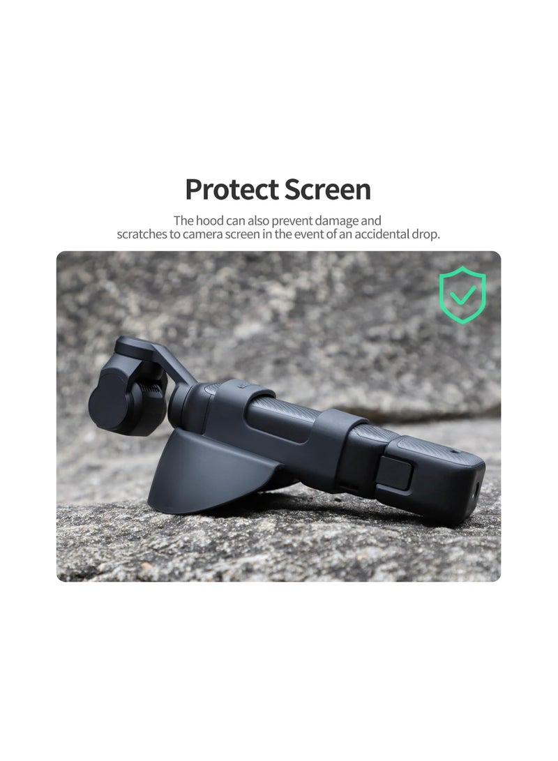 Screen Hood Sunshade Cover, Fit for Dji Osmo Pocket 3, Sun Hoods for Dji Osmo Pocket 3, Anti-Glare, Accessories for Dji Osmo Pocket 3, Compact and Lightweight, Protect the Controller, Reduce the Glare