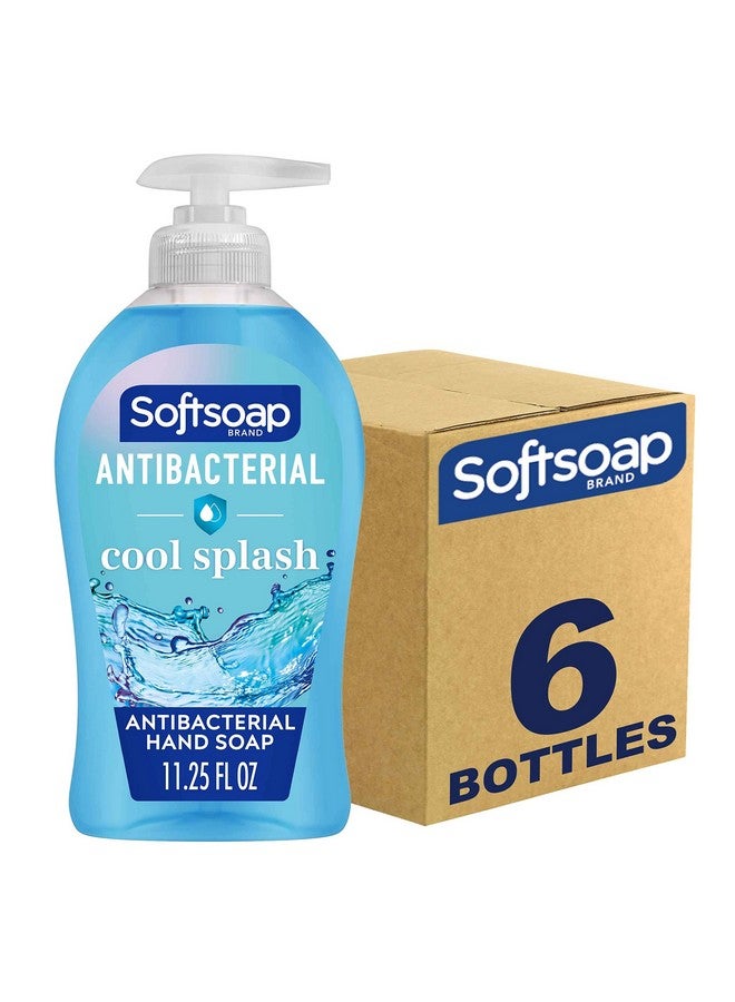 Clean & Protect Antibacterial Liquid Hand Soap Cool Splash Hand Soap 11.25 Ounce 6 Pack