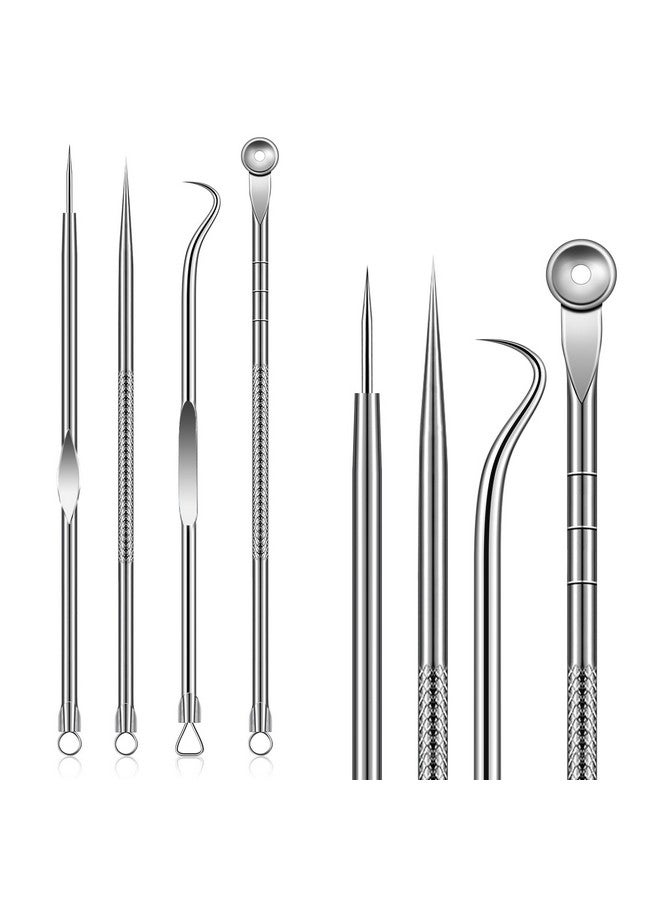 Blackhead Removal Tool Pimple Popper Extractor Tool Kit Used For Removing Blackheads Acne Comedone Flaw White Heads On Nose And Face Professional Stainless Steel Removal Tool.