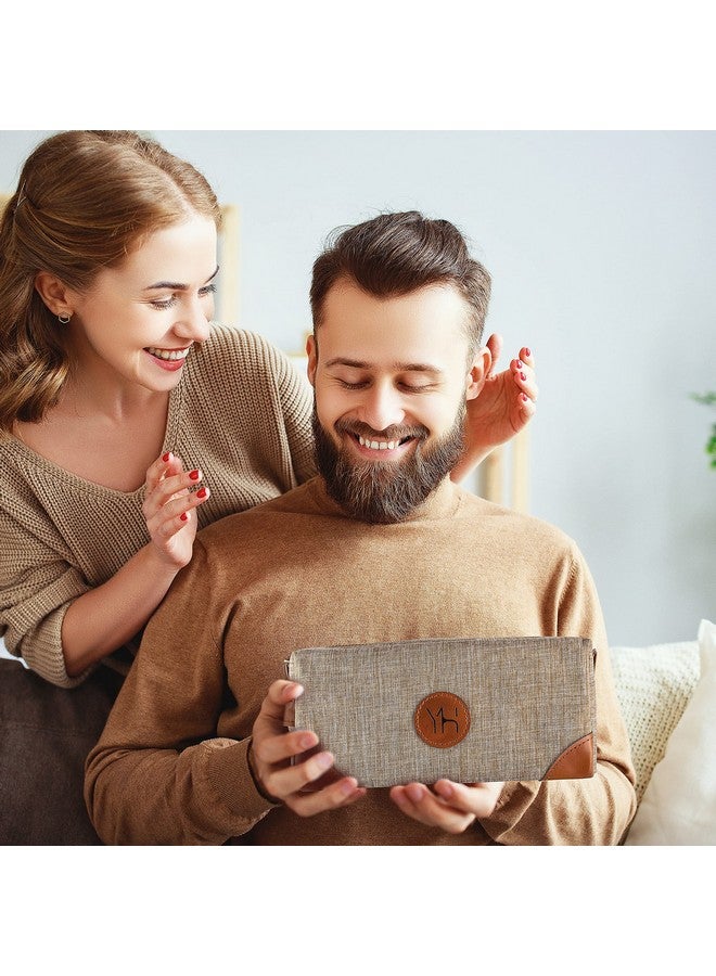 Mens Bath And Body Gift Setmusk And Blonde Woodsluxury Fathers Day Gifts From Daughter Wife Son For Dad Husbandrelaxing Spa Kit For Him In Toiletry Bag W. Full Size Items