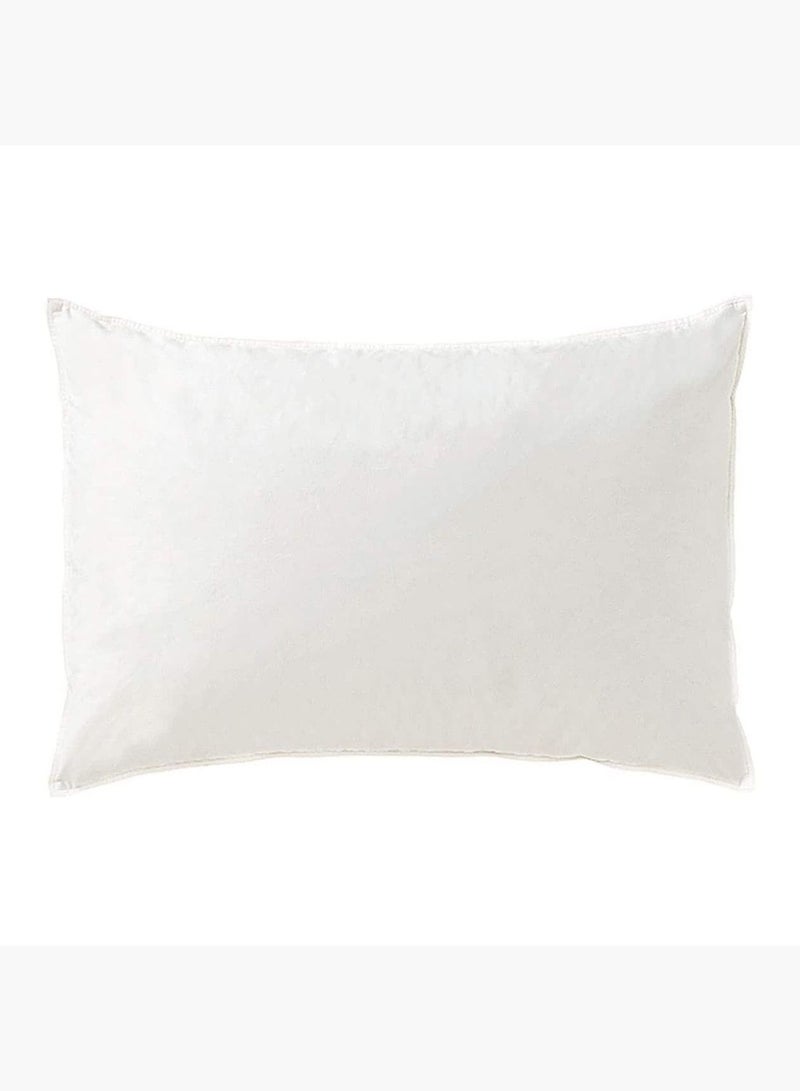 Feather Pillow, W 43 x L 63 cm, White