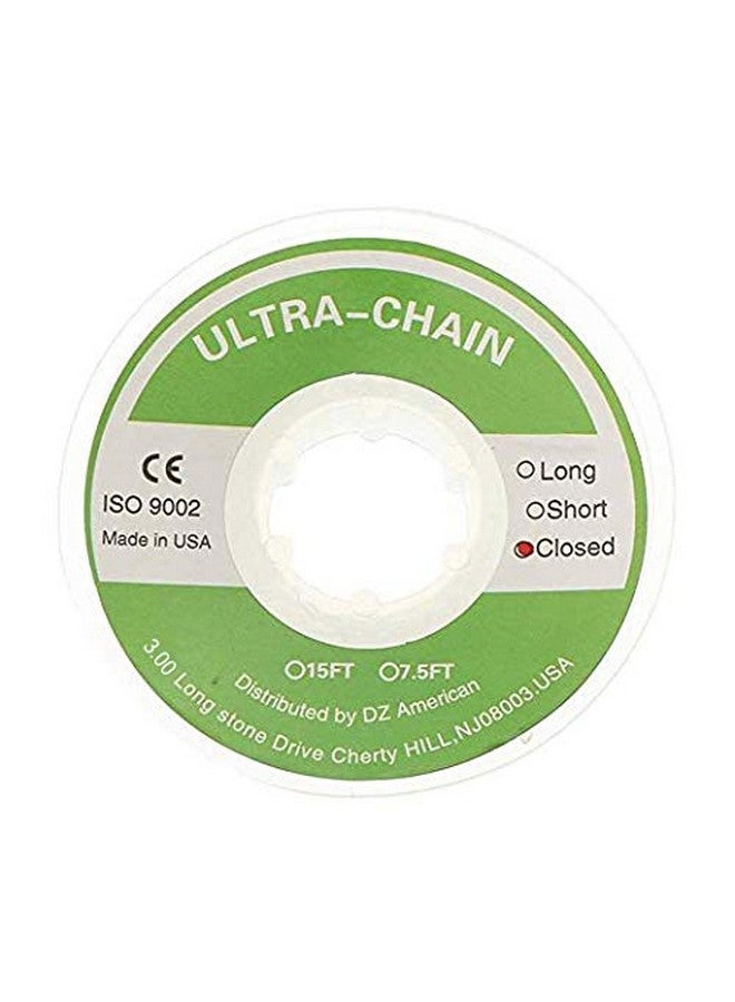Transparent Dental Orthodontic Elastic Chain Power Chain For Brace Orthodontic Supply Power Chain Closed(Closed Size 1 Pcs)