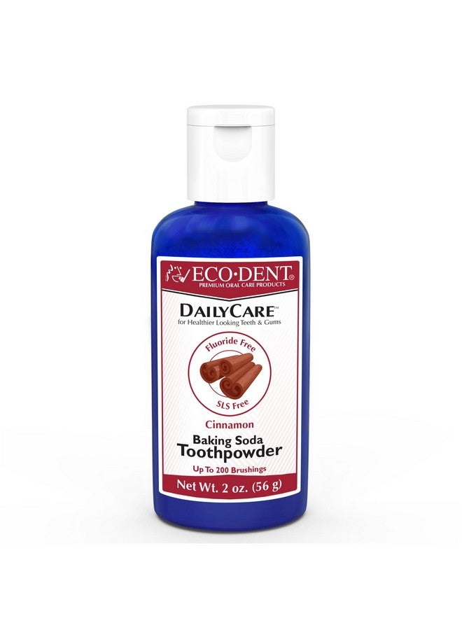 Dailycare Baking Soda Toothpowder Cinnamon Fluoridefree Toothpaste Powder Slsfree Tooth Powder With Baking Soda Minerals And Essential Oils Toothpaste Alternative 2 Oz