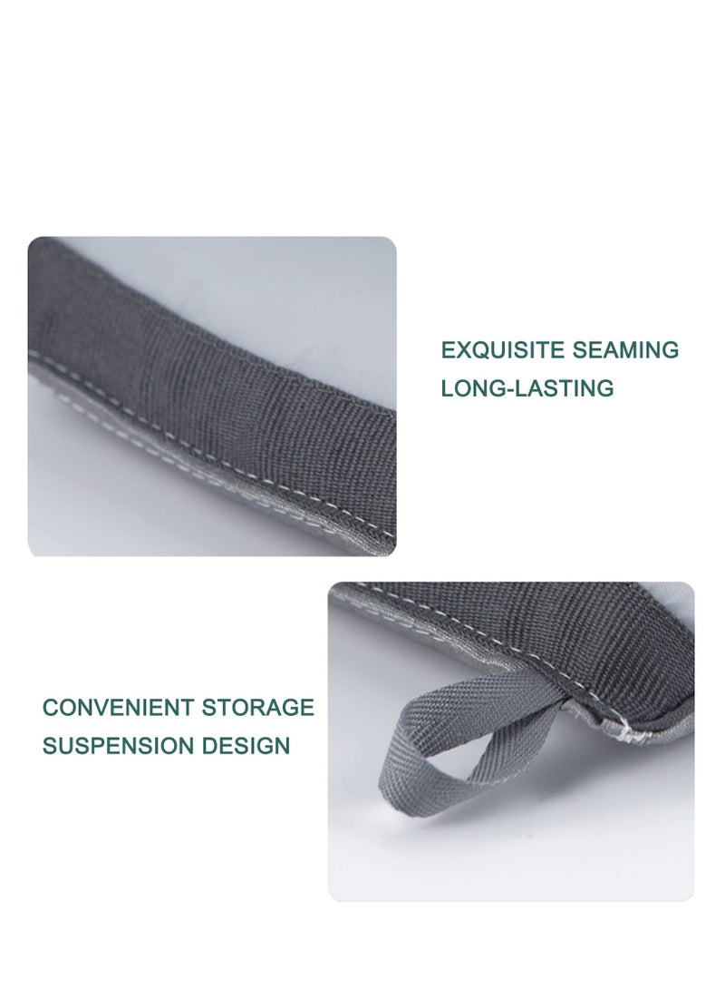 Garment Steamer Ironing Glove Waterproof Heat Resistant Anti Steam Mitt with Finger Loop Complete Care Protective Garment Steaming Mitt Accessories for Clothes (Blue)