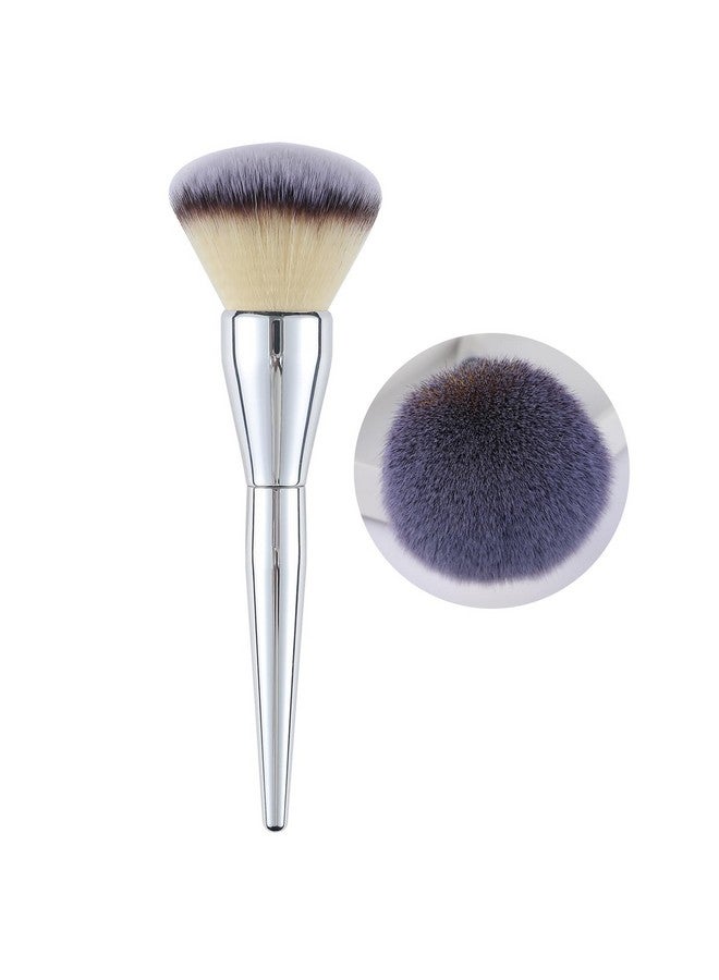 Powder Brush Large Makeup Brush For Loose Setting Pressed Powder Foundation Airbrush Poreless Flawless Application Premium Vegan Soft Bristles Fluffy Face Brush