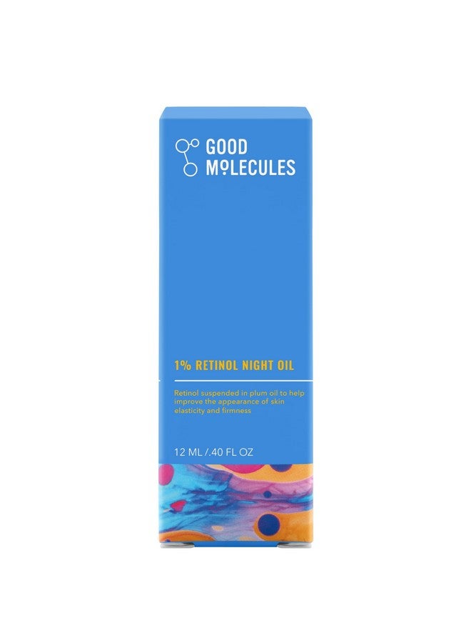 1% Retinol Night Oil Facial Oil With Retinol Plum And Rosehip Seed Oil For Fine Lines Wrinkles Antiaging Hydrating Skincare For Face
