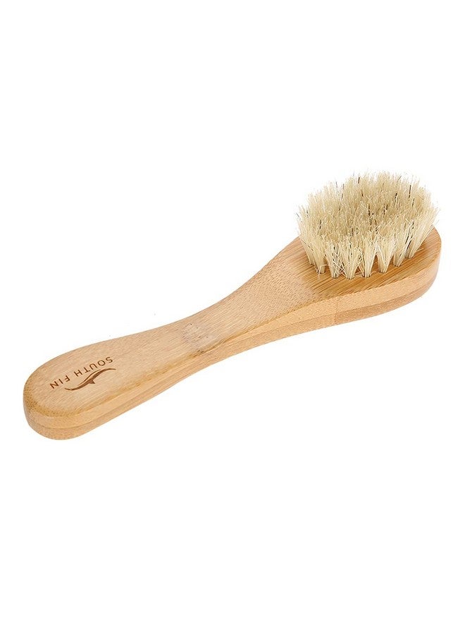 Facial Cleansing Brush Wooden Handle Face Cleaning Brush Manual Skin Care Exfoliation Brush