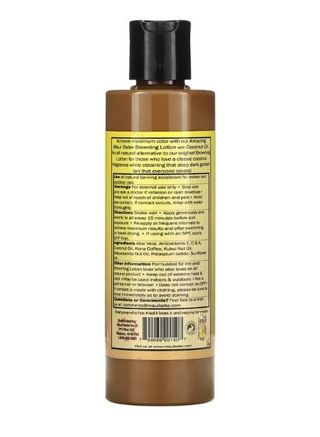 Amazing Browning Lotion with Coconut Oil 8 fl oz 236 ml