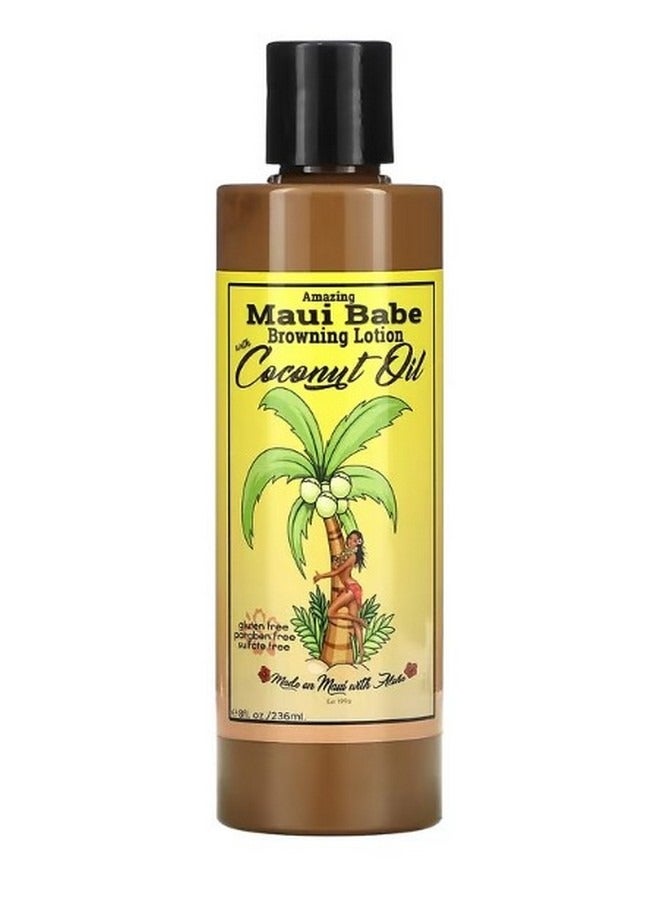 Amazing Browning Lotion with Coconut Oil 8 fl oz 236 ml