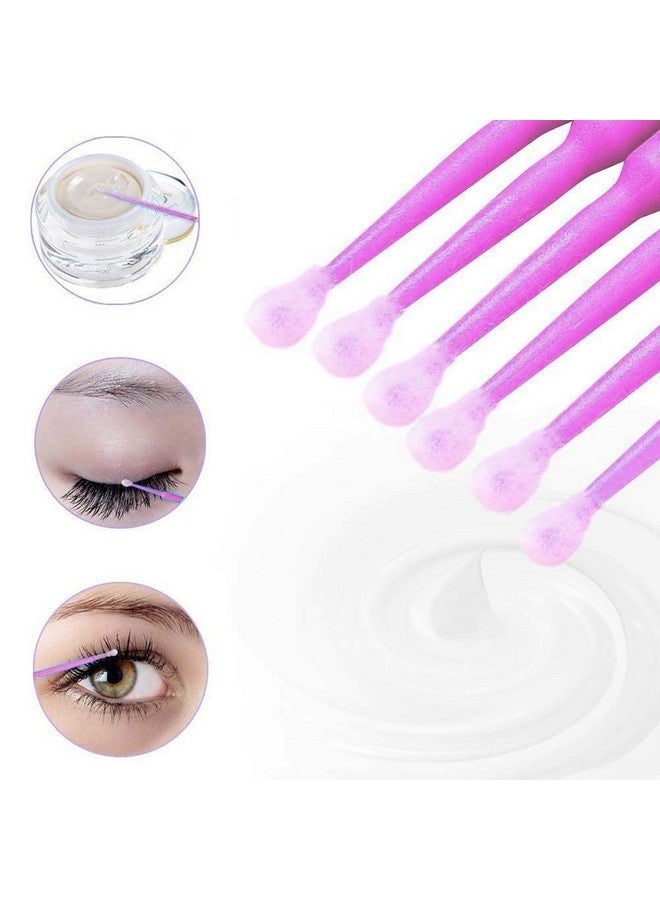 Disposable Micro Brushes Applicators For Eyelashes Extensions Lintfree 2Mm X 200 Ct (Black)