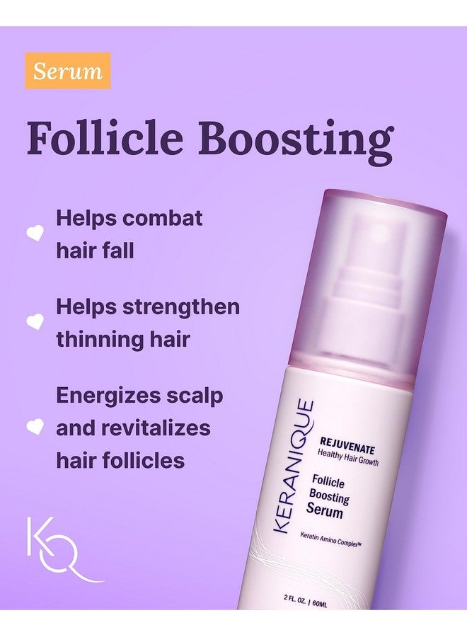 Volumizing Hair Products Set For Thinning Hair Thickening Shampoo And Conditioner Follicle Booster Hair Serum Volumizing Spray Fine Hair Texture Boost And Repair With Keratin For Women