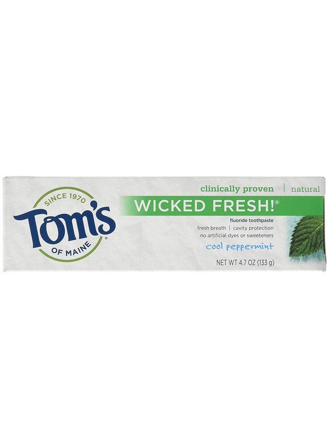 Wicked Fresh Toothpaste Cool Peppermint4.7 Oz3Pk