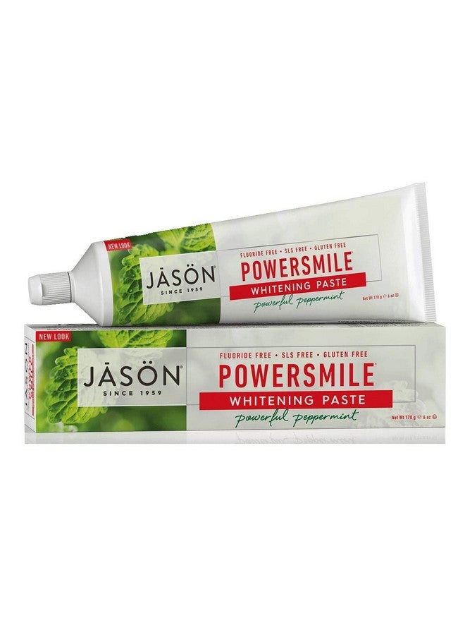 Powersmile Whitening Toothpaste Powerful Peppermint 6 Oz Each (2 Pack)