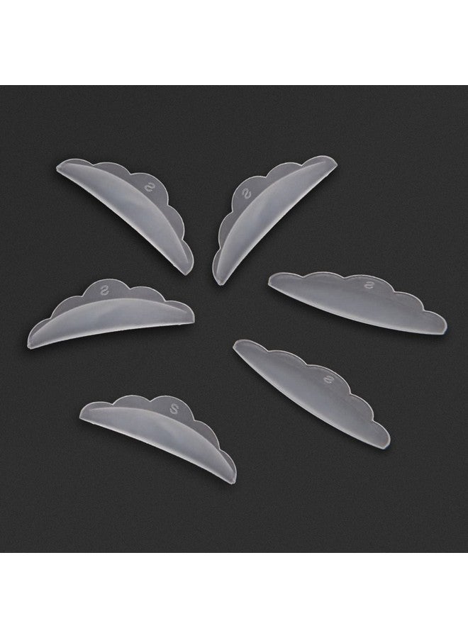 Lash Lift Rods Lash Lift Pads 6 Pcs Sss Reusable Eyelash Perming Curler Shield Pads With Premium Pu Storage Case For Perfect Lash Lifting