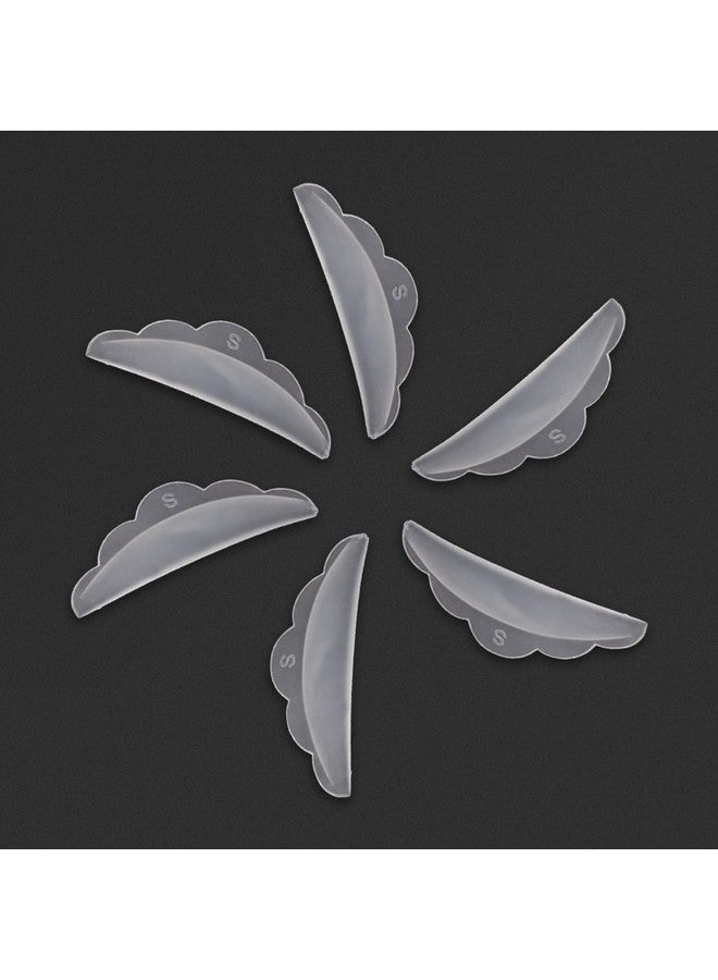 Lash Lift Rods Lash Lift Pads 6 Pcs Sss Reusable Eyelash Perming Curler Shield Pads With Premium Pu Storage Case For Perfect Lash Lifting