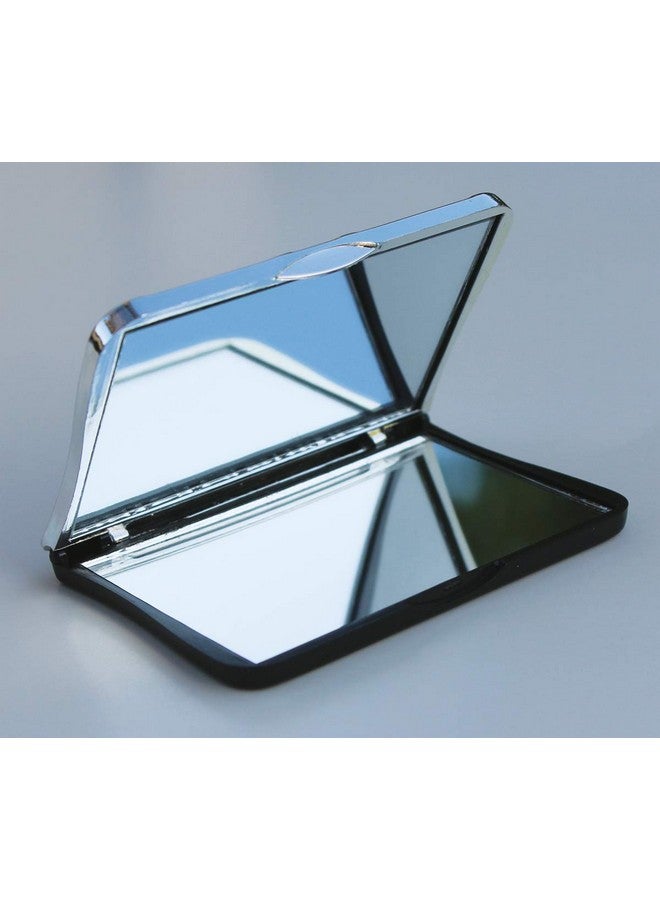 Compact Mirrorhandheld Magnifying Cosmetic Mirror 3.5 X 2.63Inch Cottage In Bloomrose