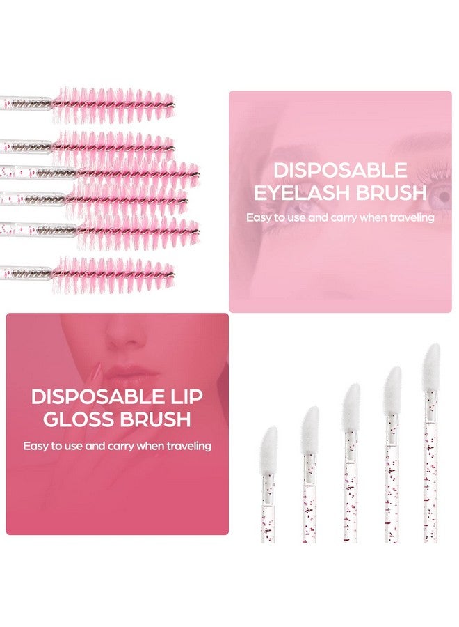 200 Disposable Lip Brush And Mascara Wand Spoolies Suitable For Lipstick And Eyelash Extensions And Eyebrow Brush (Type B)