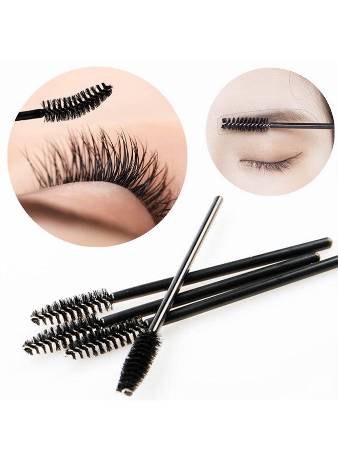 100 Pcs Disposable Eyelash Spoolies Brush Mascara Applicator Lash Wand Lashes Brush Eyebrow Spooly For Extension