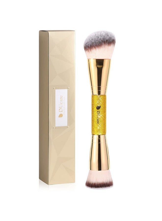 Foundation Brush Contour Makeup Brushes Double Ended Makeup Brush For Blending Liquid Powder Concealer Cream Cosmetics Blush Buffe