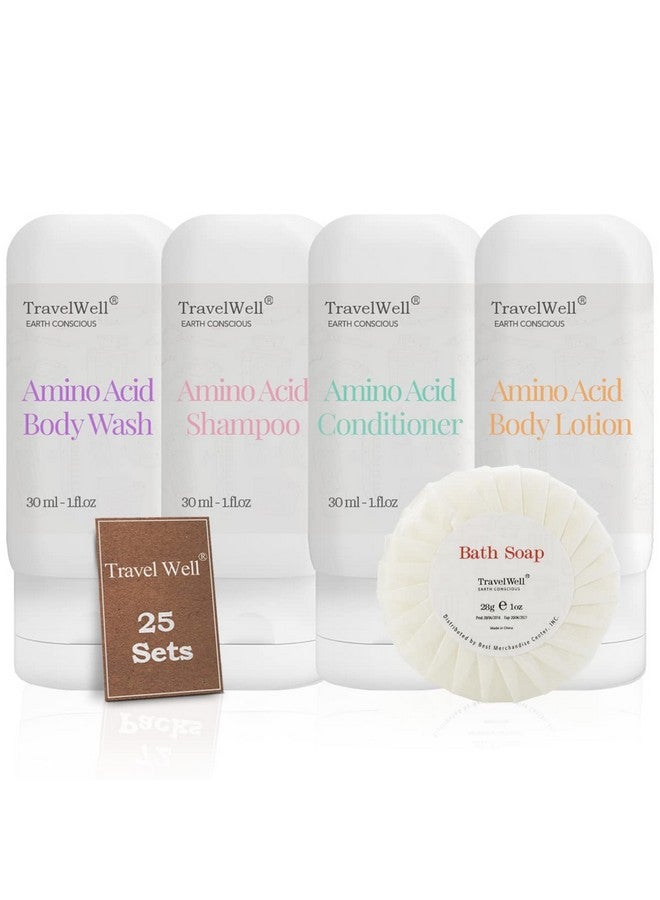 Individually Wrapped Body Lotion Body Wash 28G Mini Soap Bars 30Ml Hotel Shampoo And Conditioner Supplies For Guests 25 Set Travel Size Toiletries Hotel Toiletries Bulk Set