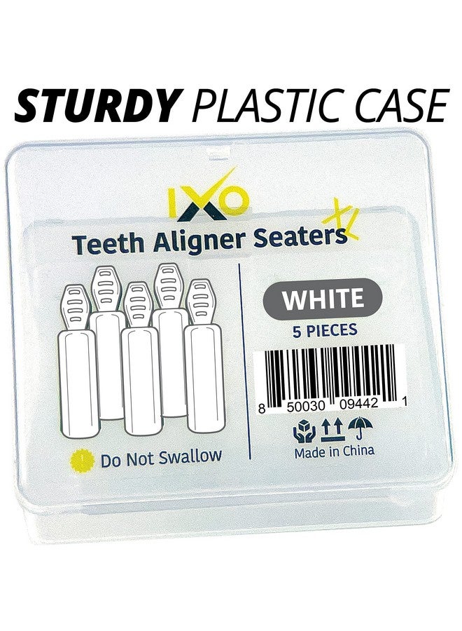 Xl Aligner Seater Chewies With Grip Handle For Invisalign Traysunscented 5Pack With Storage Case