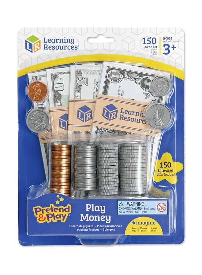 150-Piece Play Money Set