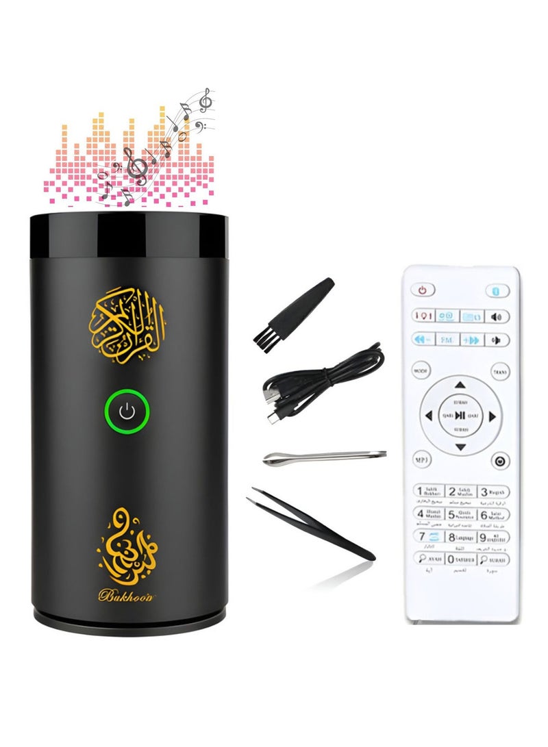 Quran Speaker with Car Bakhoor USB Type-C Power Rechargeable Incense Burner 16.4x9.6x9.4 cm