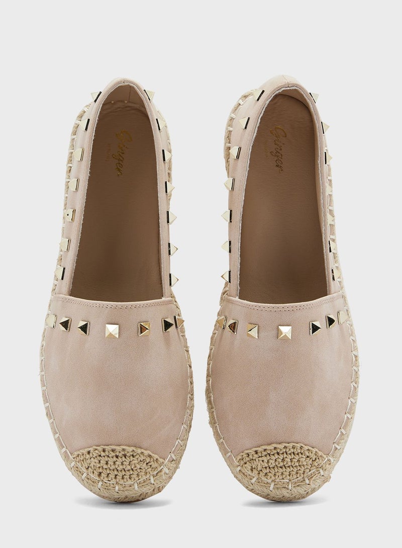 Studded Detail Espadrille