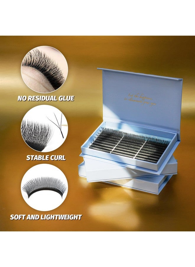 Eyelash Extension D Curl 0.07 814Mm Mixed Tray Easy Fan Volume Lashes Hybrid Lashes Volume Lash Extensions Self Fanning Eyelash Extensions
