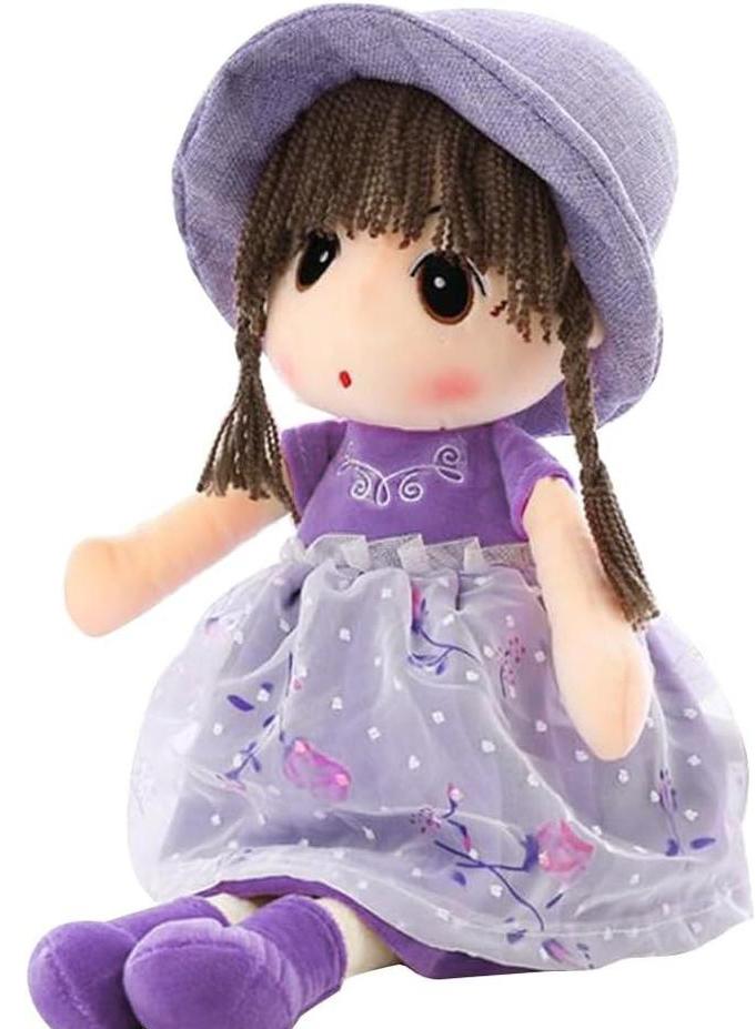 60cm Straw Hat Elastic Soft Plush Doll