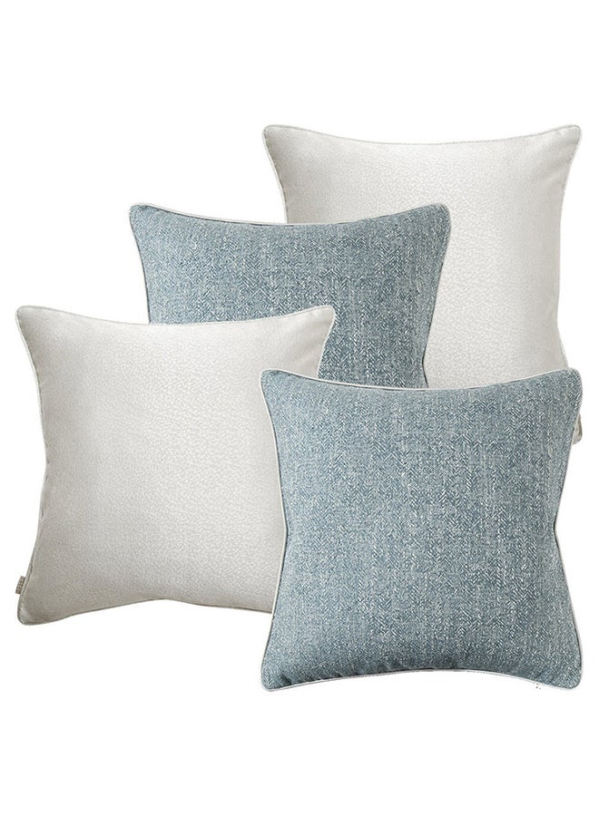 Cushion Set (With Filler) Benedict Bundle Pillow Knot Home Cover Case with Fillers for Modern Sofa Contemporary Living Room Bedroom and Office Soft Filling Washable