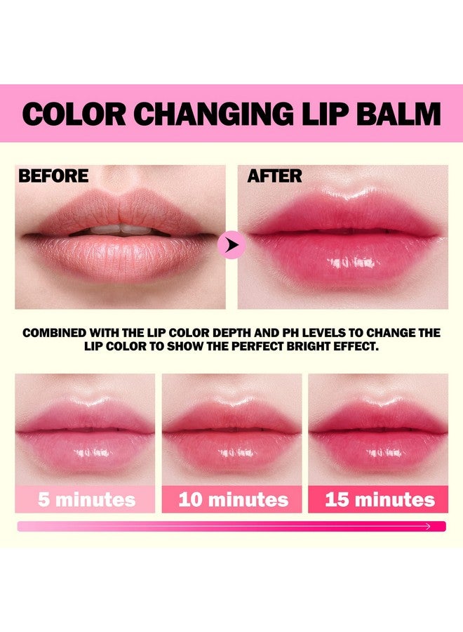 Flower Balm Ph Color Changing Lipstick Longlasting Lip Balm And Lip Stain Moisturizing Natural Lip Balm