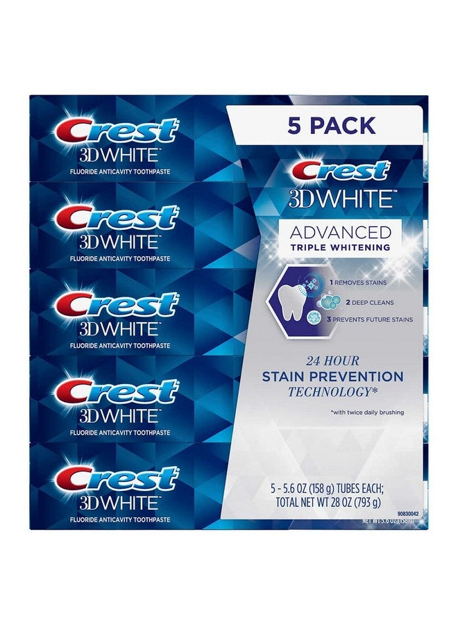 3D White Advanced Triple Whitening 5Pack