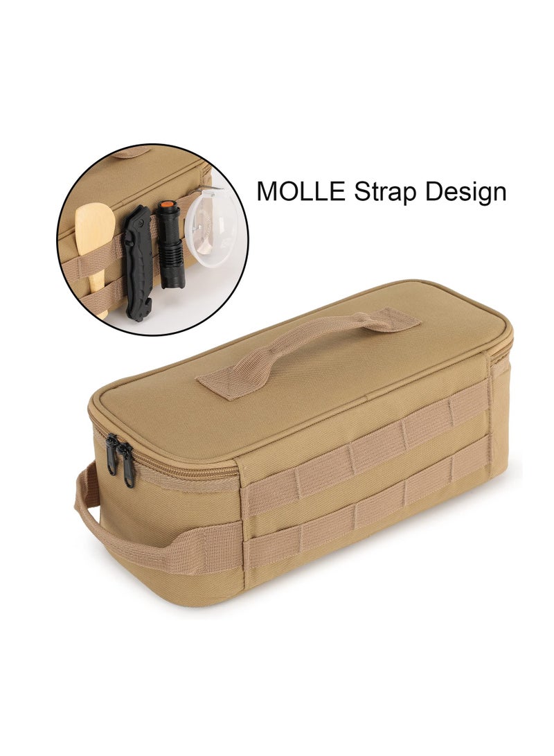 Molle Pouches, Tactical Camping Storage Bag, Camping Storage Bag with Handles, Portable High Capacity Tactical Pouch for Camping Hiking Travel  Camping, Trunk Organizer