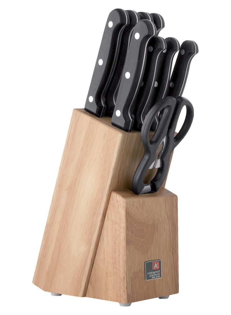 Artisan 9pc Knife set block wood