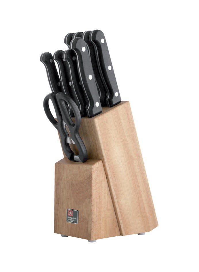 Artisan 9pc Knife set block wood
