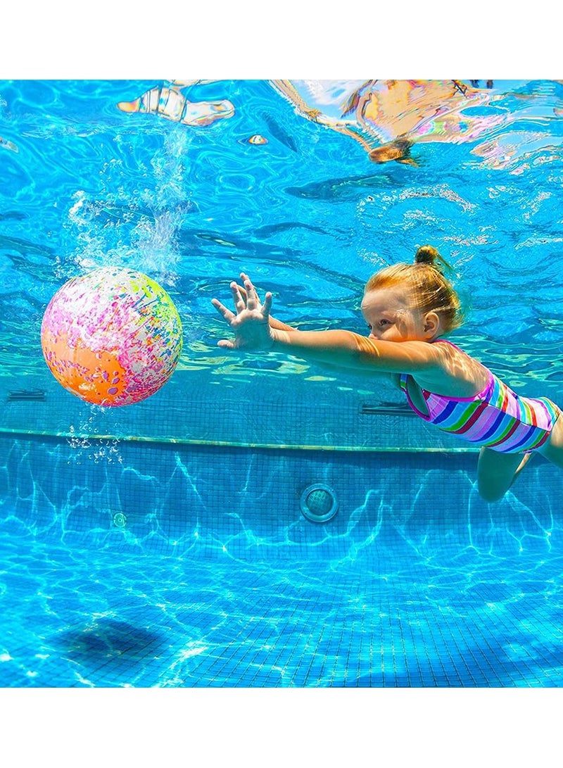 Swimming Pool Balls Underwater, Pool Diving Toys Ball with Water Filling Adapter, Cool Exercise Toys That Can Bounce Under Water, Swimming Gifts for Kids, Adults, Family