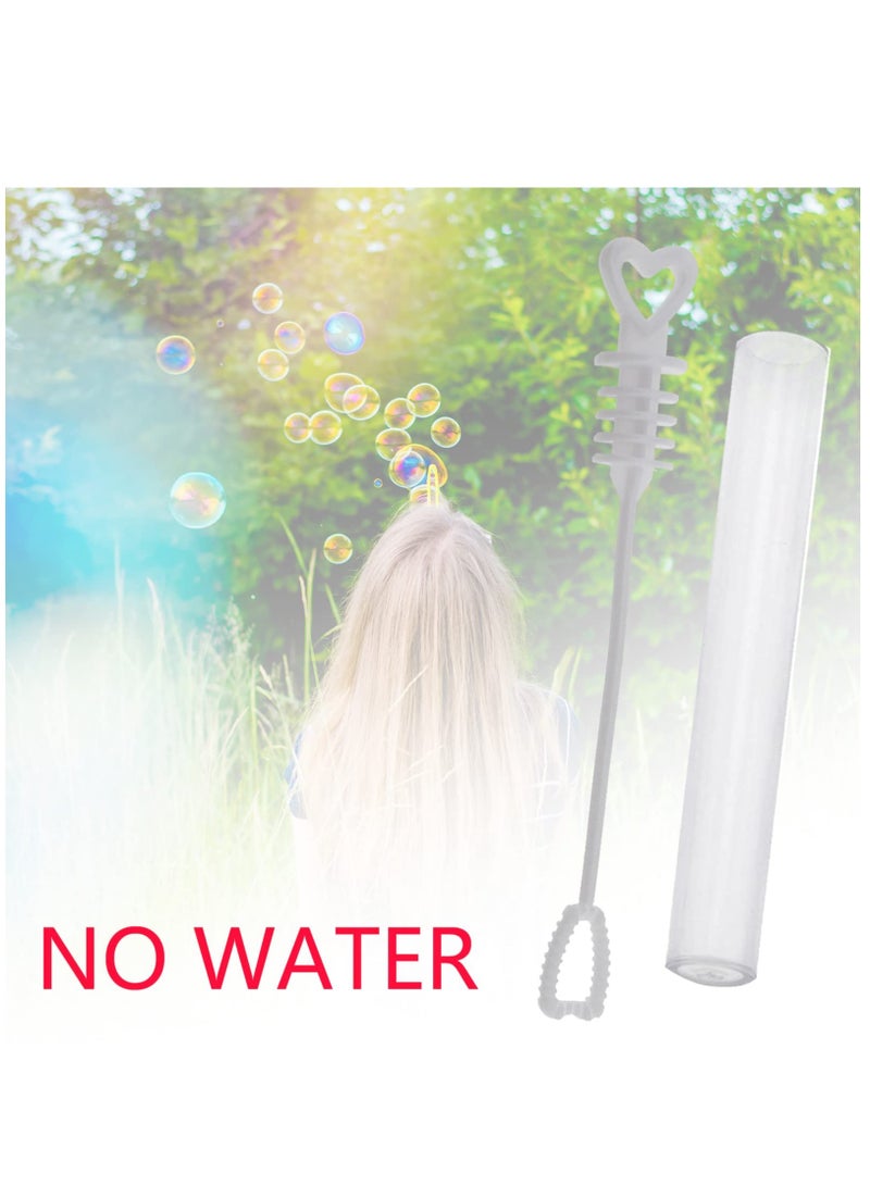 20pcs Empty Bubble Tubes, Bubble Bottles Wedding Wand Tube Bubbles Love Heart Bubbles Wedding Bubbles Favour Party Bag Fillers Bubbles Test Tube Bottles Without Bubble Liquid for Wedding Party