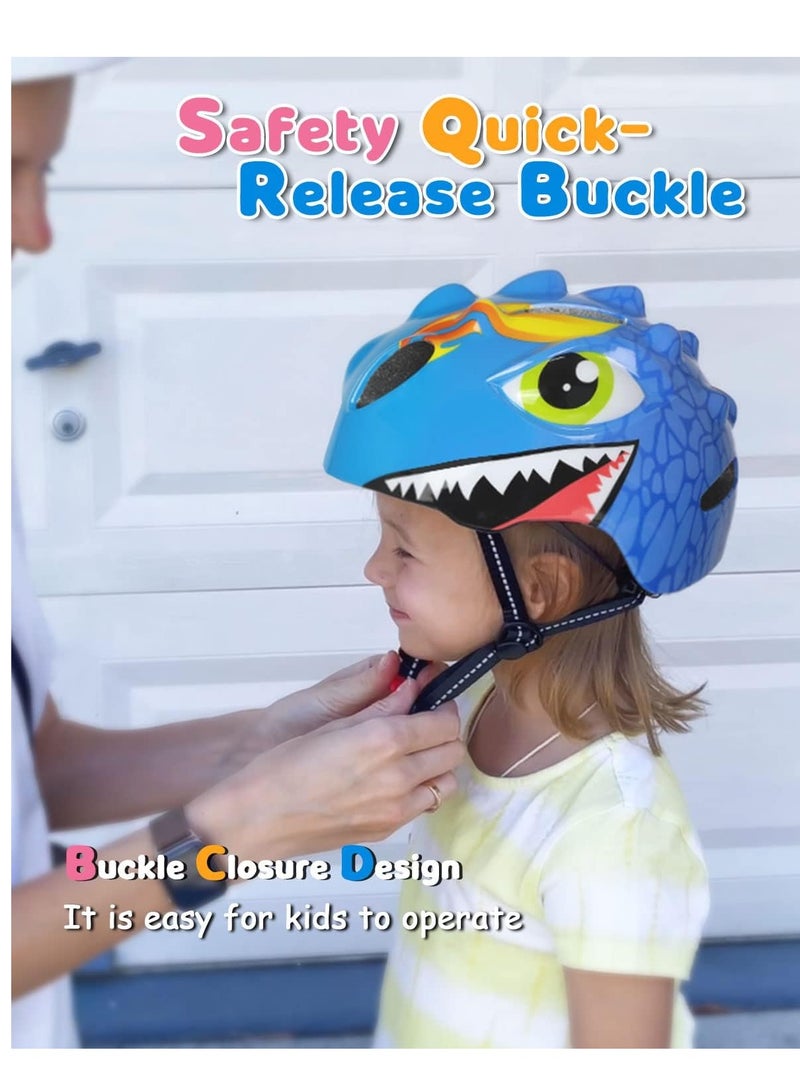 Toddler Helmet Kids Bike Helmet Lightweight 3D Children Multi-Sport Bicycle Helmet for Boys and Girls, for Multi-Sport Scooter Cycling Skating  Age 3-8