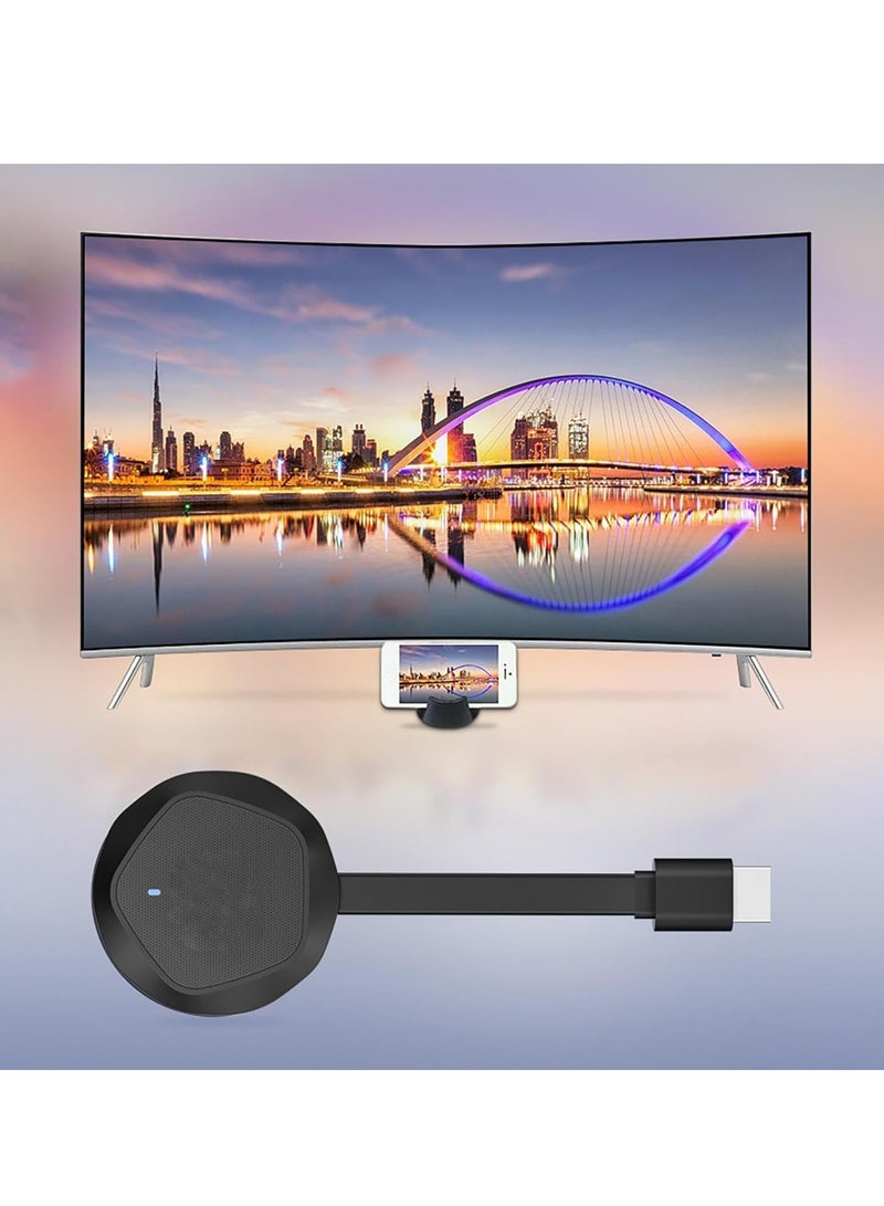 Wireless Display Adapter for HD Screen Mirroring Portable WiFi HDMI Adapter for Smartphone Projection HD Wireless Display Adapter for Meetings and Presentations Effortlessly Mirror Screen